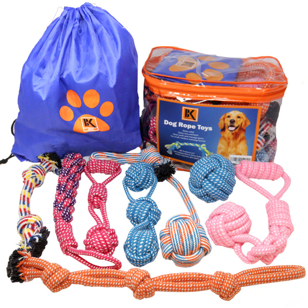 Dog Toys - 8 Extra Large Dog Rope Toys - Dog Chew Toy for Medium and Large Dogs