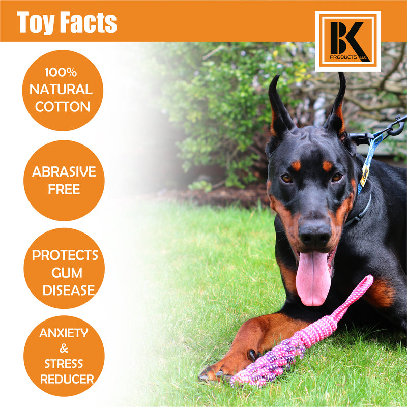 Dog Toys - 8 Extra Large Dog Rope Toys - Dog Chew Toy for Medium and Large Dogs